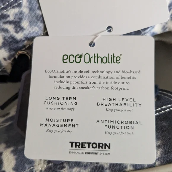 Tretorn 8.5 Meg 2.0 Shibori Navy Tie-dye NWT - Picture 8 of 8